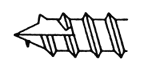 Type 17 Thread Cutting Screw Point