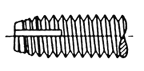 Type 1 Thread Cutting Screw Point