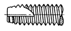 Type 23 Thread Cutting Screw Point