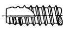 Type 25 Thread Cutting Screw Point