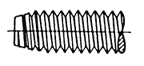 Type C Thread Forming Screw Point